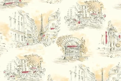 EU4788 Europa II Paris Toile Prepasted Wallpapers By York