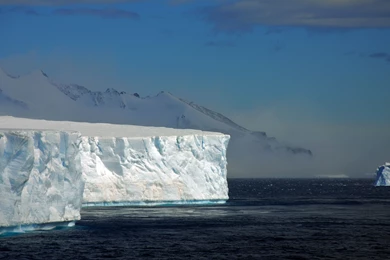 Download Wallpapers 3840x2160 Icebergs, Antarctica, White, Blocks ...