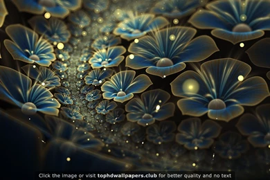 Fractals Flower Design 4K Or HD Wallpapers For Your PC, Mac Or ...
