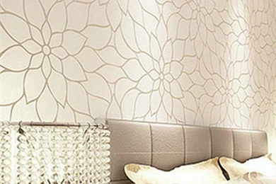 Gold Glitter Modern Wallpapers Flower Designs Textured 3d Wall ...