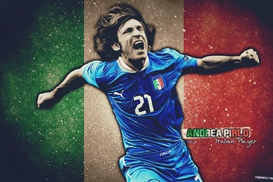 Andrea Pirlo   Italian Player By SentonB On DeviantArt