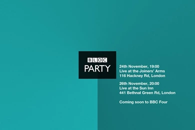 Bloc Party Poster ____BBC Four By ArcticTransfuse On DeviantArt