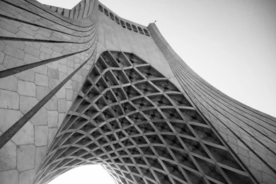 Azadi Square Tehran Architecture Structure Monochrome Cover Photo ...