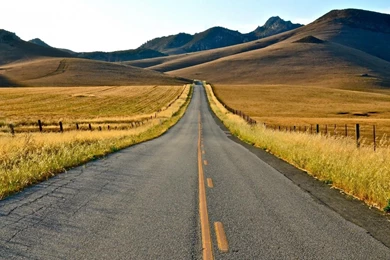 Road Landscape Summer Backgrounds HD Desktop Wallpapers : Widescreen ...