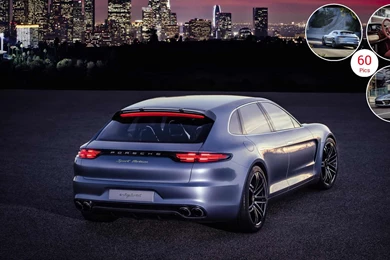 Porsche Panamera Sport Turismo Concept   Los Angeles Skyline