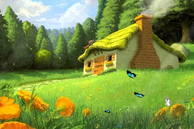Tale Houses Animated Wallpapers Http://www.desktopanimated.com ...