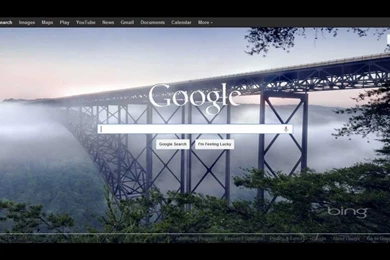 Show Bing Wallpapers On Google Homepage!   YouTube