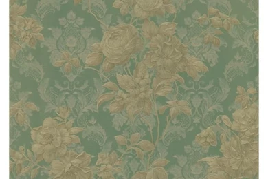 Brewster Green Floral Damask Wallpapers   15459513   Overstock ...
