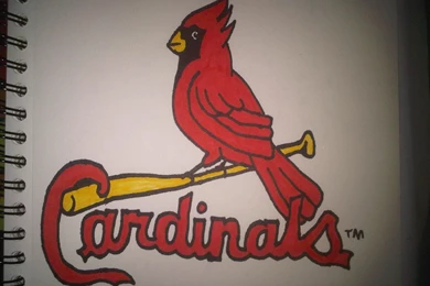 How To Draw The St. Louis Cardinals Logos   YouTube