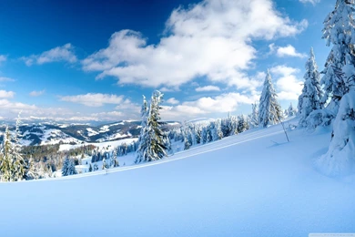 Wallpapers Winter Mountains Hd High Definition Fullscreen ...
