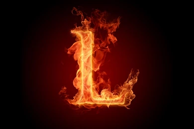 The Fiery English Alphabet Picture L Wallpapers   HD Wallpapers 73626