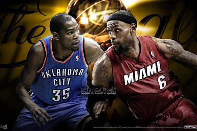 LeBron James Heat Vs Kevin Durant OKC Thunder NBA Finals ...