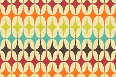 Retro Stars Removable Wallpapers   8 Feet