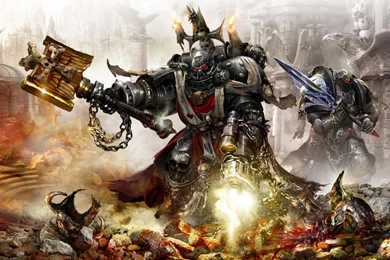 Wallpapers Demon Hunter Bolter Sword Grey Knight Daemon Games Free ...