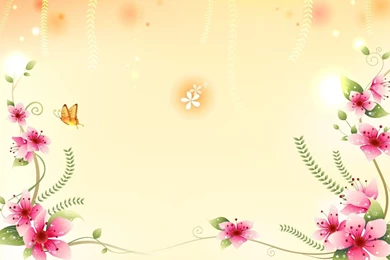 Butterfly And Flowers Wallpapers   Digital Art Wallpapers