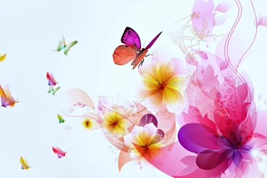 Beauty   Butterflies   Magical   Wallpapers   Flowers Wallpapers ...