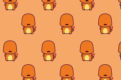 Charmander Moustache iPhone Wallpapers
