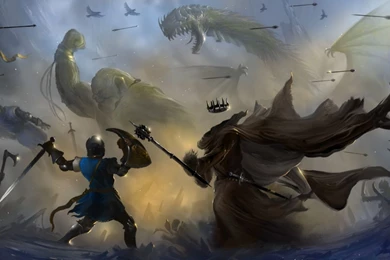 Let The Battle Commence With These Fantasy Battle Wallpapers ...