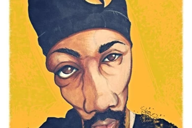 The Rza (The Abbot) Of The Wu Tang Clan. Drawn On Toned Tan Paper ...