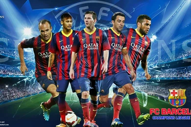 Fc Barcelona Champions League Wallpapers 2013 2014   (
