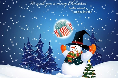 Snowman / Christmas « Free Wallpapers 1280x1024 Download Desktop ...