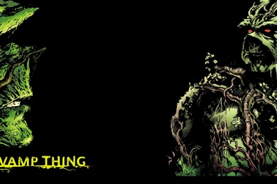Made A Swamp Thing Wallpapers From The Covers Of The First Two Alan ...