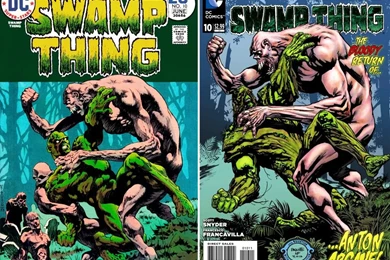 I Love Comic Covers: Homage: Swamp Thing V1