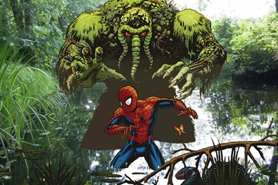 Marvel Comics Spider Man Swamp Thing Comics Frogs Wallpapers ...