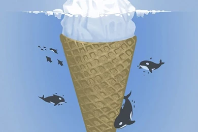 Nature Ice Cream Fantasy   123mobileWallpapers.com