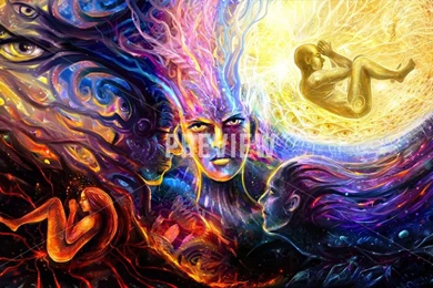 Are You The Dream Or Dreamer (digital Wallpaper)   Louis Dyer ...