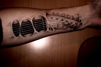 Truly Amazing Music Tattoos On Arm   Tattoes Idea 2015 / 2016