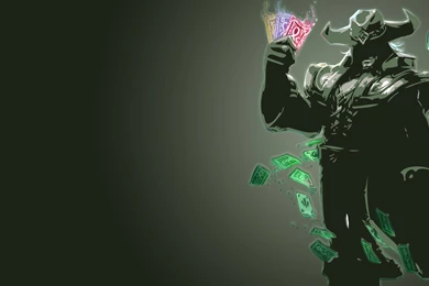 Twisted Fate Minimalistic Fan Art   League Of Legends Wallpapers