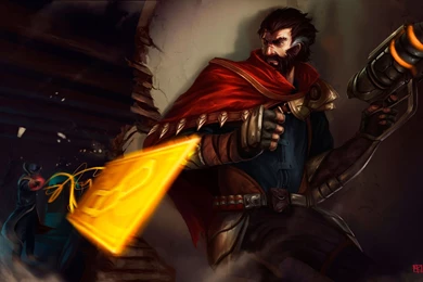 Graves Vs TwistedFate Fan Art   League Of Legends Wallpapers