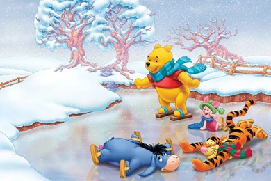 Winnie The Pooh Christmas   Christmas Wallpapers (2735529)   Fanpop