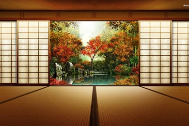 Japanese Room Wallpapers   Digital Art Wallpapers