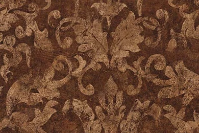 Dark Brown, Gold Damask Wallpapers