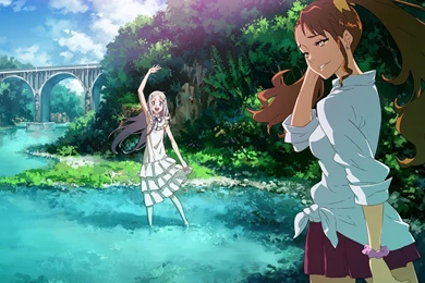 Download Wallpapers 1920x1080 Anime, Girls, Friends, Nature, Park ...