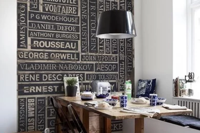 Booklicious: Wear Your Heart On Your Wall: Literary Wallpapers