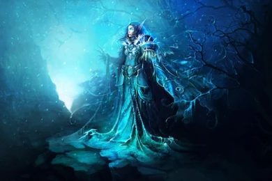 Wallpaper: Ice Cold Blue   2D Digital, Anime, Fantasy ...