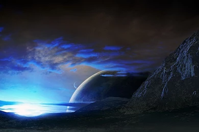 33 Blue Sunset Fantasy Wallpapers Original 1920x1200 1253 ...