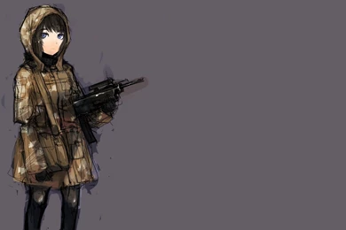 Anime Girls With Guns HD Wallpapers