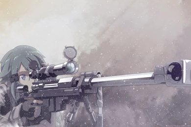 Anime Girl With Gun HD Wallpapers