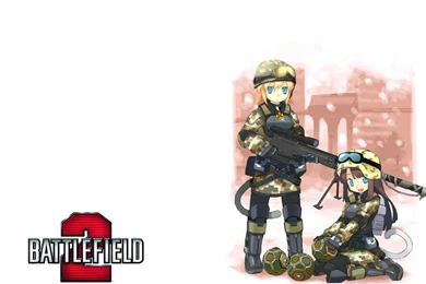 Download Wallpapers 1152x864 Battlefield 2, Anime, Girls, Balls ...