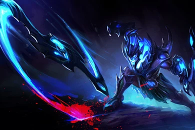 League Of Legends Draven Blue Fantasy Wallpapers
