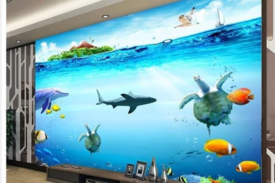 Online Get Cheap Ocean Mural Wallpapers  Aliexpress.com
