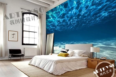 Charming Deep Sea Photo Wallpapers Custom Ocean Scenery Wallpapers ...