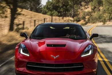 640x960 2014 Red Chevrolet Corvette Stingray Front Motion Iphone 4 ...