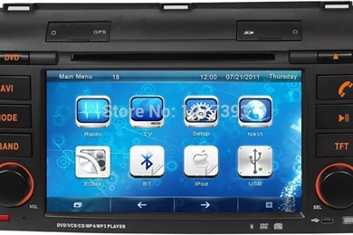 In Stock Hot 7'' Car DVD GPS Player For Mazda 3 With IPod BT Radio ...