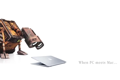 Wall e Meets Mac... HD Wallpapers