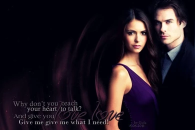 Delena Love   Damon & Elena Wallpapers (32405582)   Fanpop